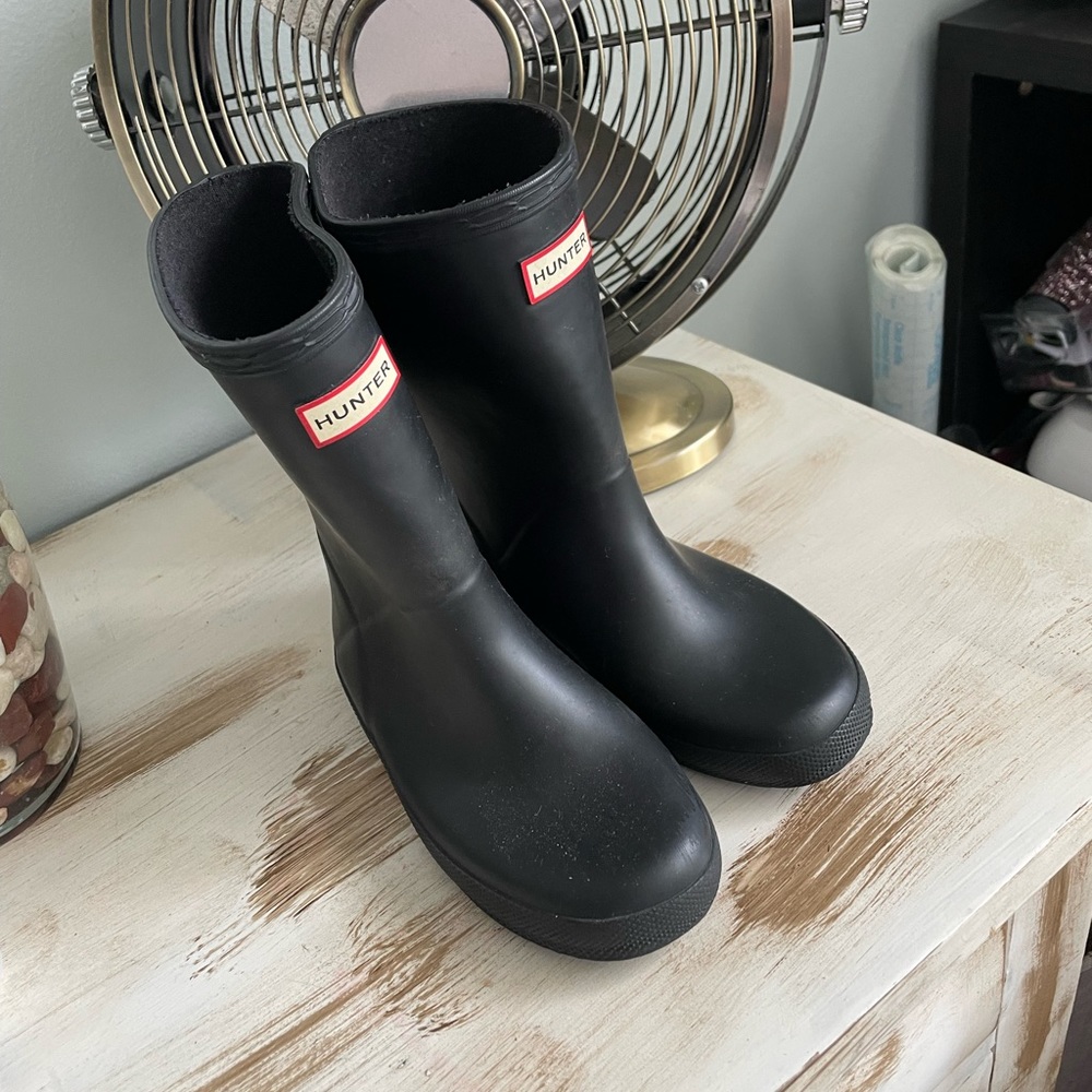 Kids Hunter Boot - Black - Size 12